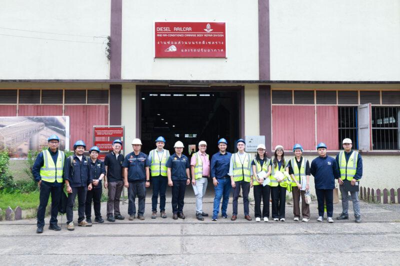 สทร. ร่วมกับ Blue Engineering (อิตาลี) ลงพื้นที่ประเมินห่วงโซ่อุปทานระบบรางไทย เพื่อยกระดับอุตสาหกรรมการออกแบบกระบวนการผลิตรถไฟสู่มาตรฐานยุโรป ในประเทศไทย