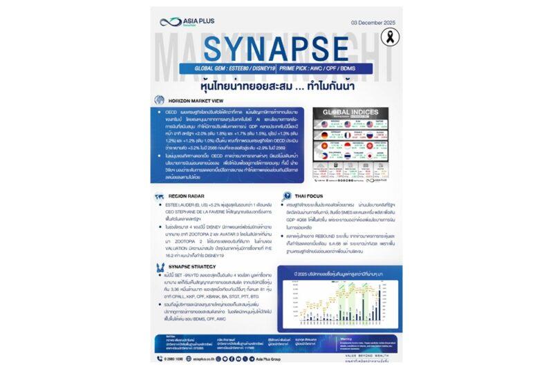 หุ้นไทยน่าทยอยสะสม … ทำไมสัญญาณถึงเริ่มดีขึ้น?