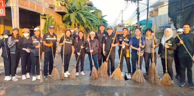 เลขาธิการกฟก. ร่วม Big Cleaning day เร่งฟื้นฟูพื้นที่หลังน้ำลดหาดใหญ่ จ.สงขลา